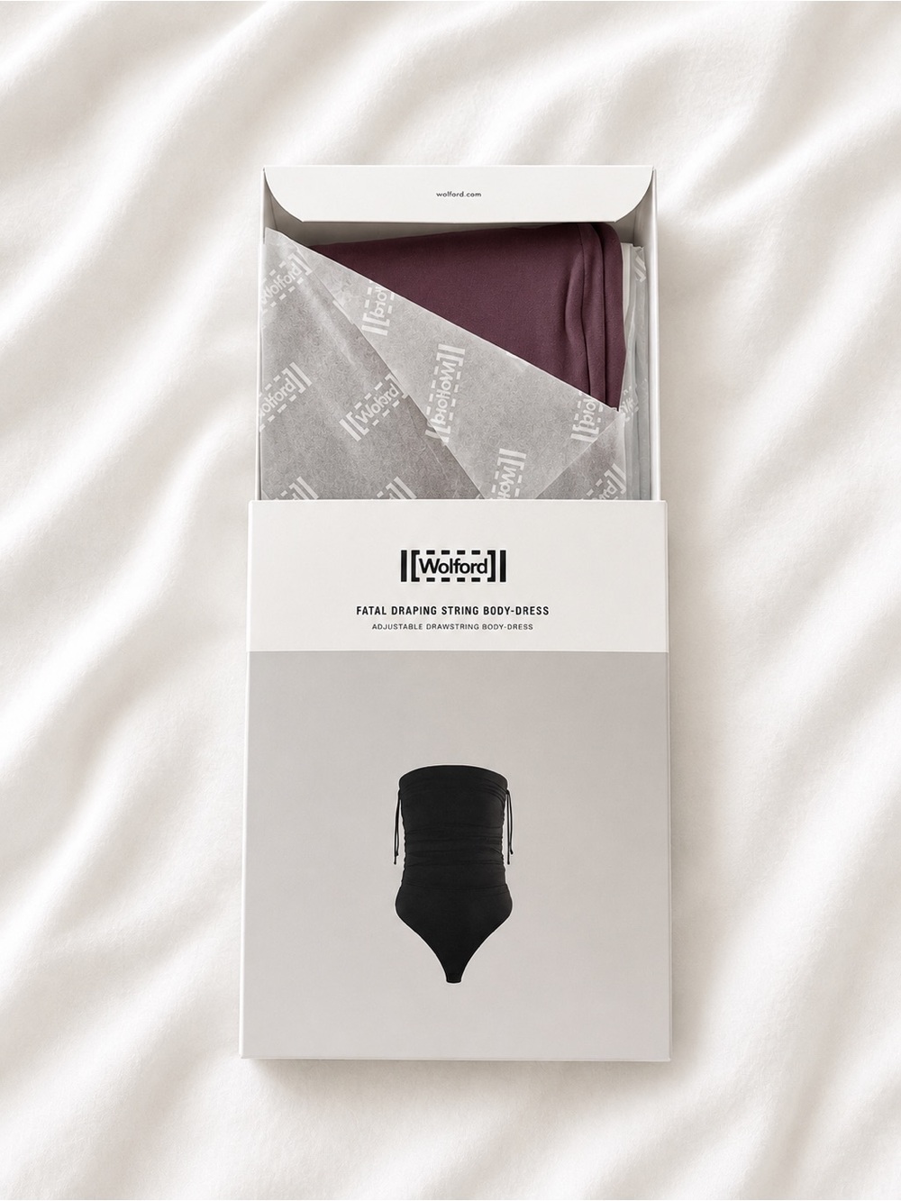 Wolford Fatal Draping String Body-Dress Hybrid - NWT